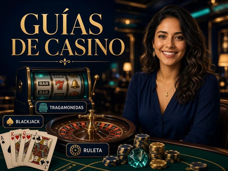 Guía visual para aprender blackjack, tragamonedas, ruleta y mesas en vivo